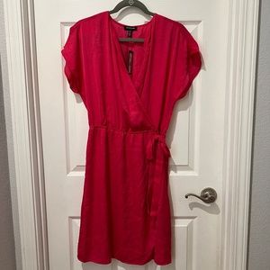 KENNETH COLE PINK MOCK WRAP DRESS (L1)